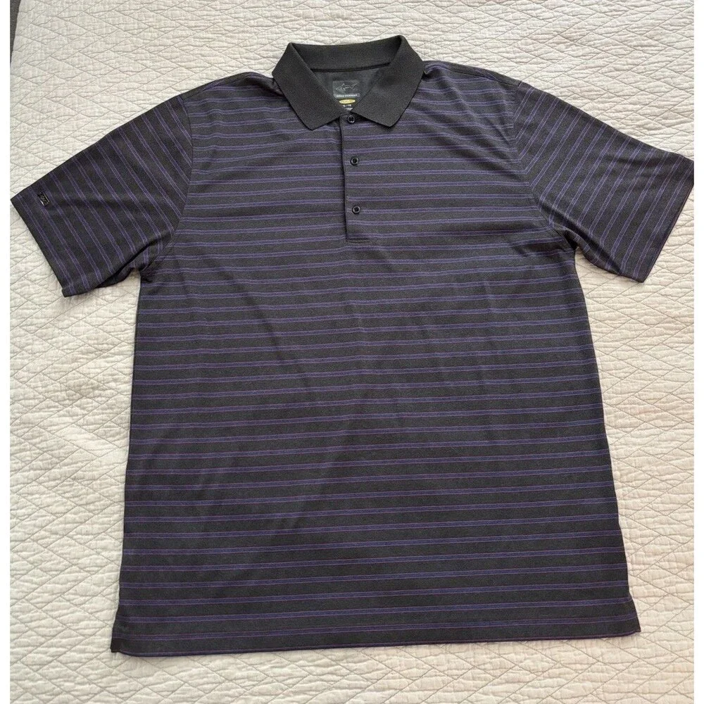 Pair of Greg Norman PLAY DRY Men's XL Short Sleeve Golf Polo Shirt Lot